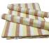 BEDSHEET STRIPE 90X108 2 PILLOW COVER
