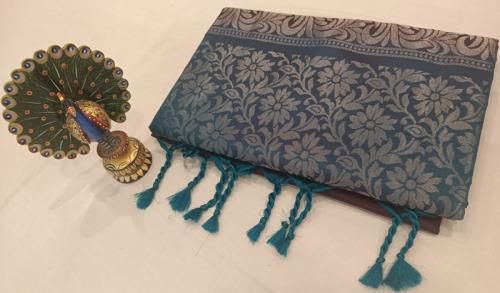 SOFT SILK SAREE WITH BLOUSE