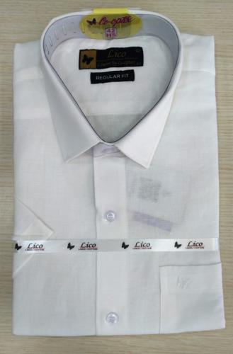 PL COTTON x LINEN READYMADE WHITE SHIRTS 42 HS