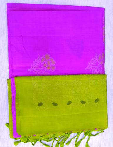 SOFT SILK SAREE WITH BLOUSE