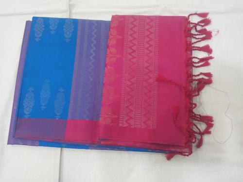 SOFT SILK SAREE WITH BLOUSE