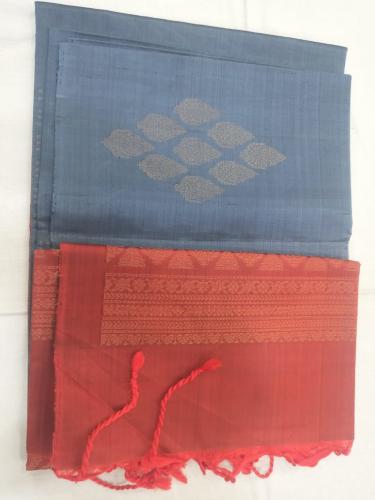 SOFT SILK SAREE WITH BLOUSE