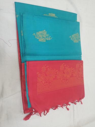 SOFT SILK SAREE WITH BLOUSE