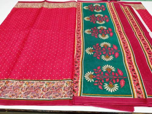 PL PRINTED SAREES WITH BLOUSE