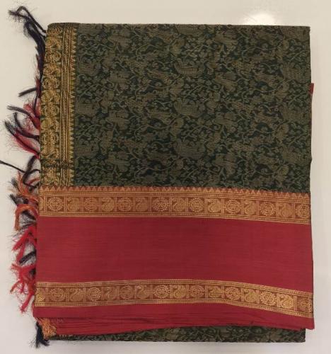 PMK 1000 BUTTA SILK COT SAREES