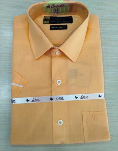 PL COTTON XLINEN DYED READYMADE SHIRT 38 HS