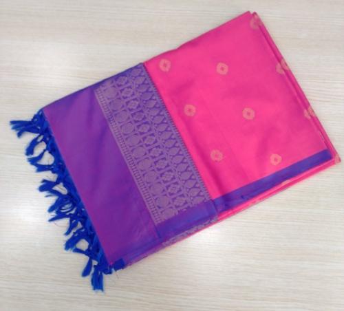 SOFT SILK SAREE WITH BLOUSE