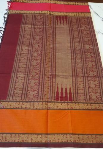 80S X 80S PMK COTSAREES WITH BLOUSE