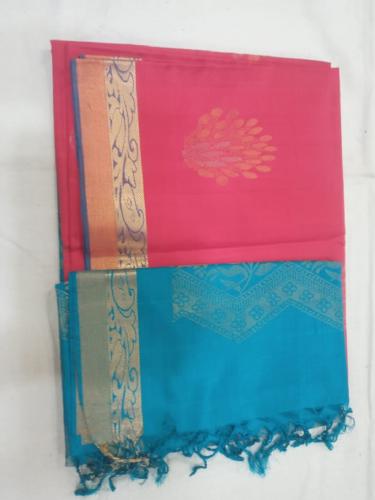 SOFT SILK SAREE WITH BLOUSE