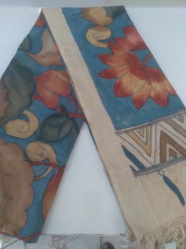 Kalamkari Embroidery Master work Cotton Saree