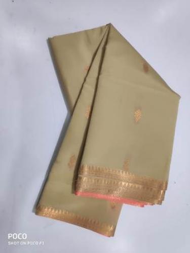PL Salem Silk Finish Border Saree