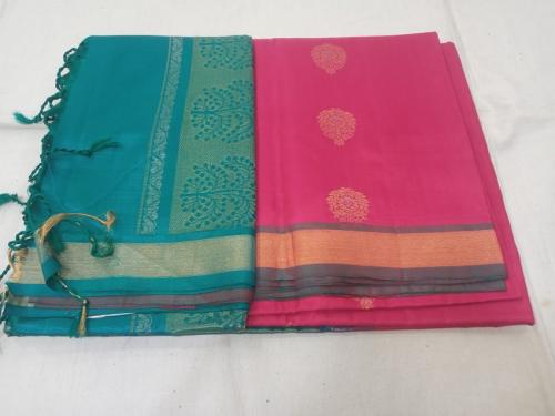 SOFT SILK SAREE WITH BLOUSE