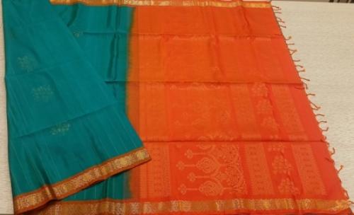 SOFT SILK SAREE WITH BLOUSE