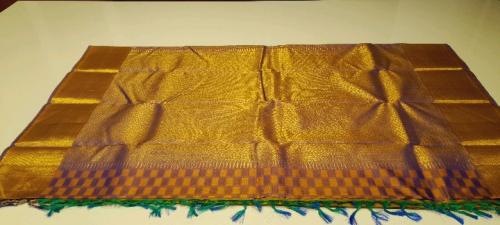 ARNI SILK HALF FINE ZARI SAREE WITH BLOUSE