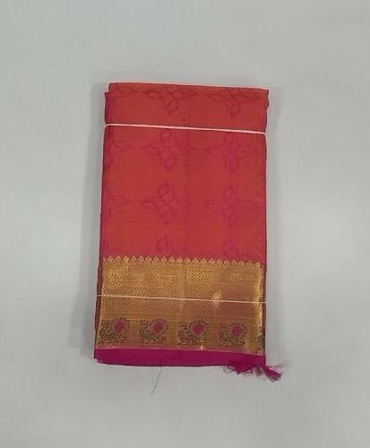 ARNI SILK HALF FINE ZARI SAREE WITH BLOUSE