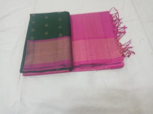 SOFT SILK SAREE WITH BLOUSE