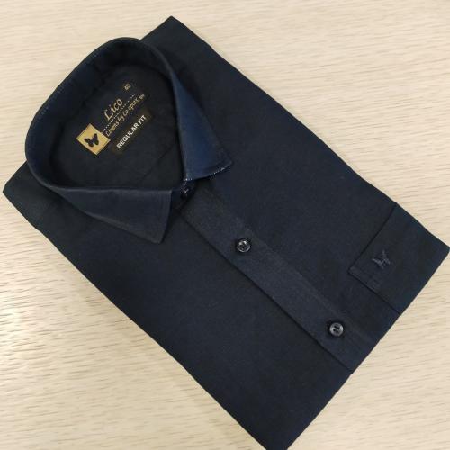 PL COTTON XLINEN DYED READYMADE SHIRT 40 FS