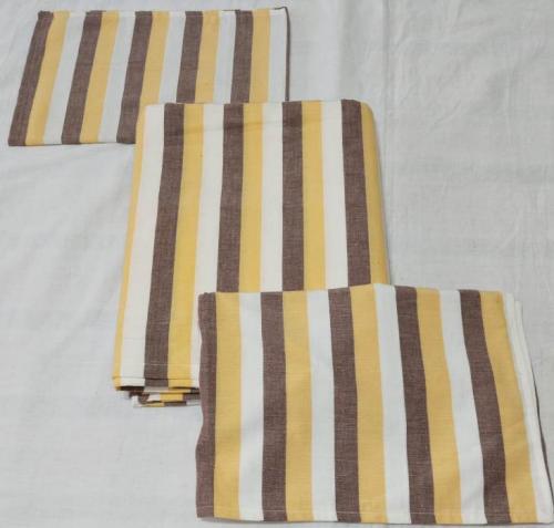 BEDSHEET STRIPE 90X108 2 PILLOW COVER
