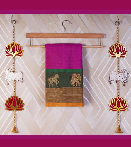 SAREES KPM SILK WITH BLOUSE