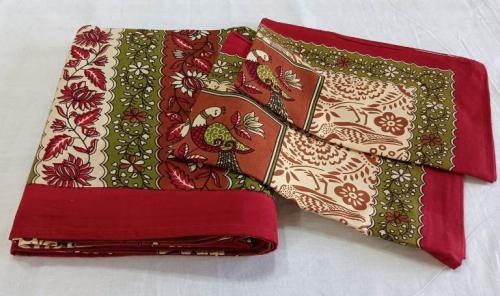 BEDSHEET JAIPUR PRINTED 90X108 2 PILLOW COVER