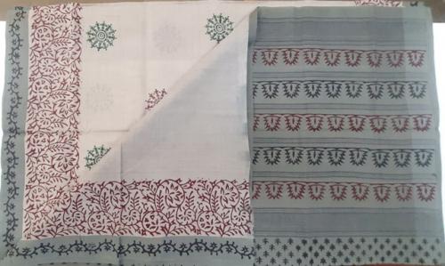 SALEM BLOCK PRINT COTTON SAREES