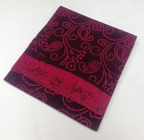 PL COTTON SAREES WITH SOLID WAX CRACK DESIGNS