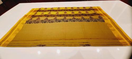 PL Salem Sarees Hand Block Printed Saree