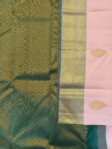 ARNI SILK HALF FINE ZARI SAREE WITH BLOUSE