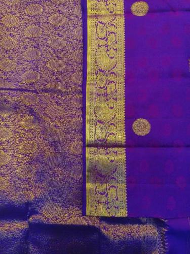 ARNI SILK HALF FINE ZARI SAREE WITH BLOUSE