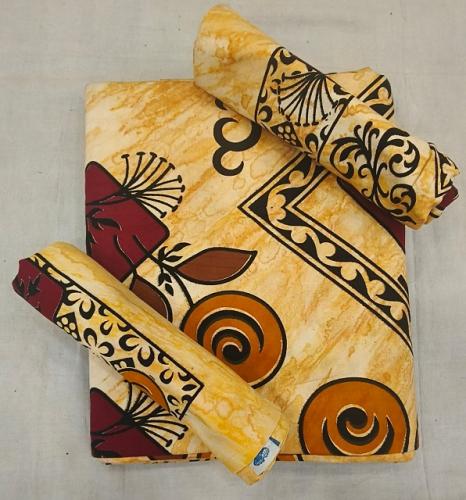BEDSHEET MEERUT PRINTED 90X108 2 PILLOW COVER