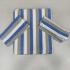BEDSHEET STRIPE 90X108 2 PILLOW COVER