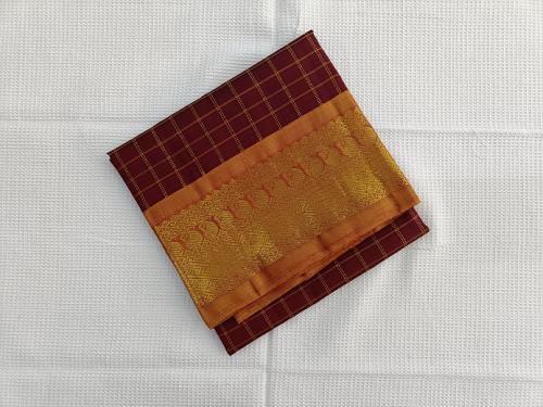 HF Zari Silk Pavadai 79 Cms x 230 Cms
