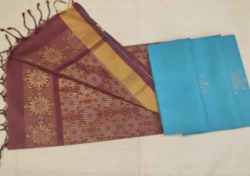 SOFT SILK SAREE WITH BLOUSE