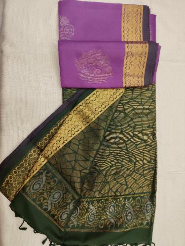 SOFT SILK SAREE WITH BLOUSE
