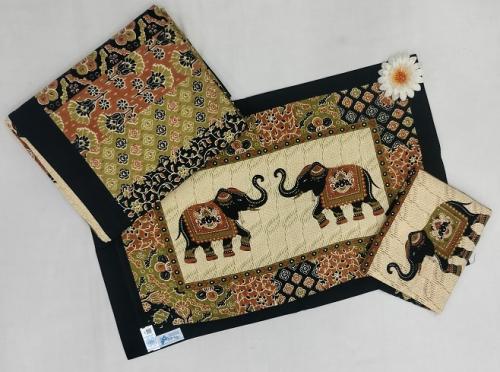 BEDSHEET JAIPUR PRINTED 90X108 2 PILLOW COVER