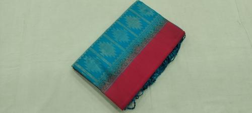 SOFT SILK SAREE WITH BLOUSE