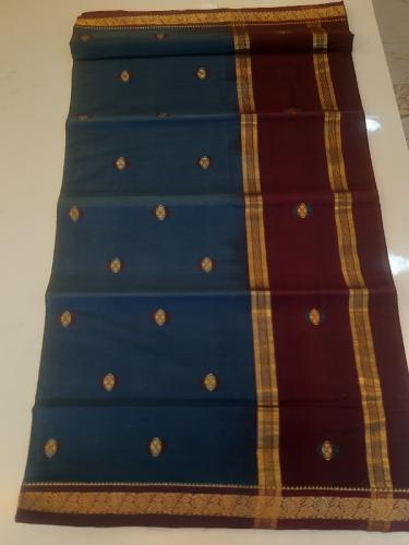 Cotton Saree Without Blouse