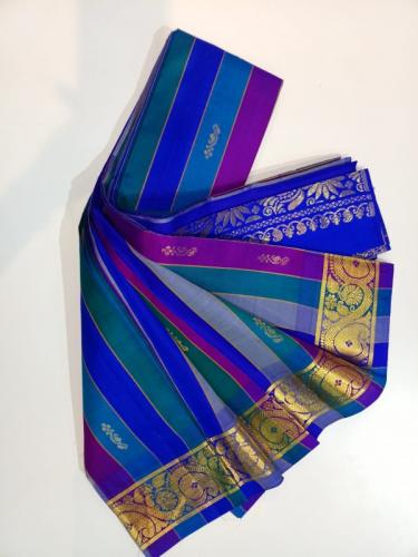 THIRUBHUVANAM HF ZARI SILK SAREE 550 MTS