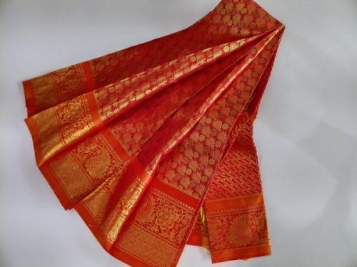 THIRUBHUVANAM HF ZARI SILK SAREE WITH BLOUSE