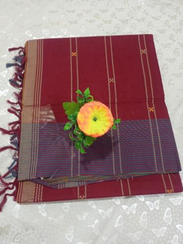 MANAMEDU COTTON SAREES WITH BLOUSE
