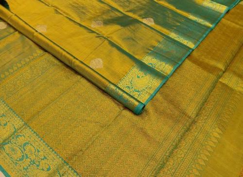 ARNI SILK HALF FINE ZARI SAREE WITH BLOUSE