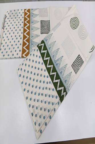 Pedalloom Block Printed Cotton Sarees