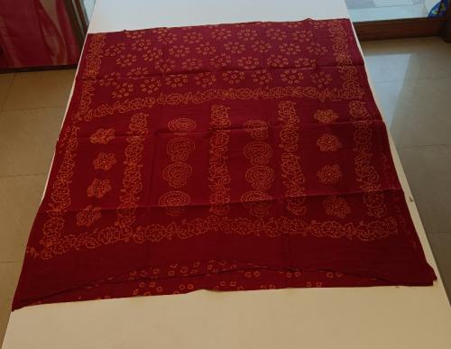 PL COTTON SAREES WITH WAX DOT PRINT DESIGNS