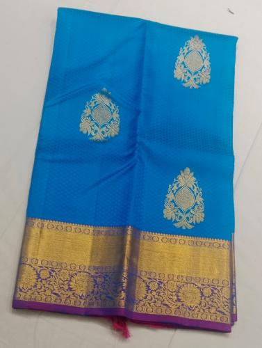 ARNI SILK HALF FINE ZARI SAREE WITH BLOUSE