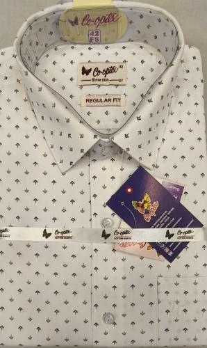 Polyester Cotton Plain Printed Slim Fit Shirts 40s CPx40s CP60 Cotton40 Polyester 42FS