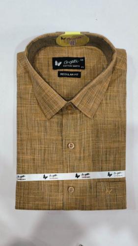 PL COTTON PLAIN SLUB READYMADE SHIRTS 44 FS