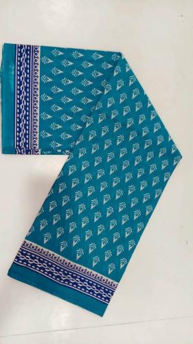 60s PRINTED COTTON SAREE
