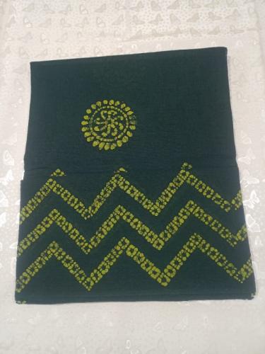 PL COTTON SAREES WITH WAX DOT PRINT DESIGNS