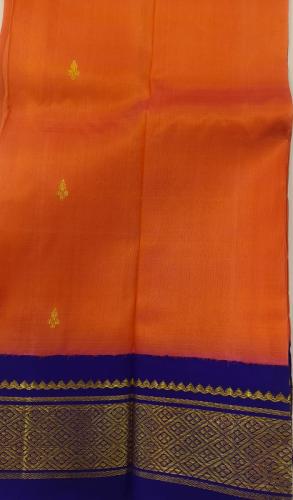 THIRUBHUVANAM HF ZARI SILK SAREE 550 MTS