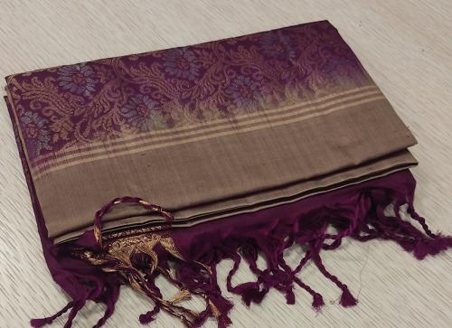 SOFT SILK SAREE WITH BLOUSE